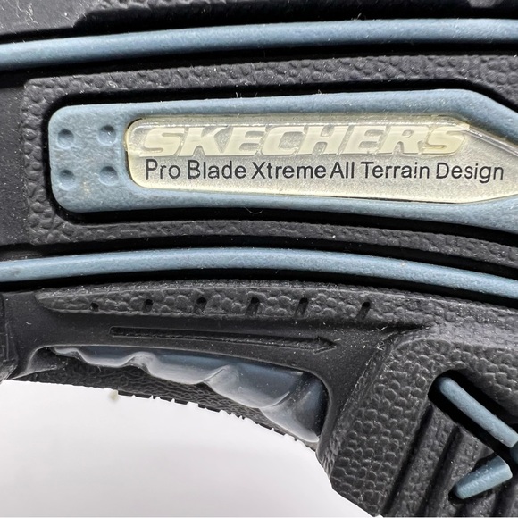 Skechers Shape-Ups Combination Wave SN12360 Walking Shoes Gray Blue Men’s 9.5 - Picture 10 of 16